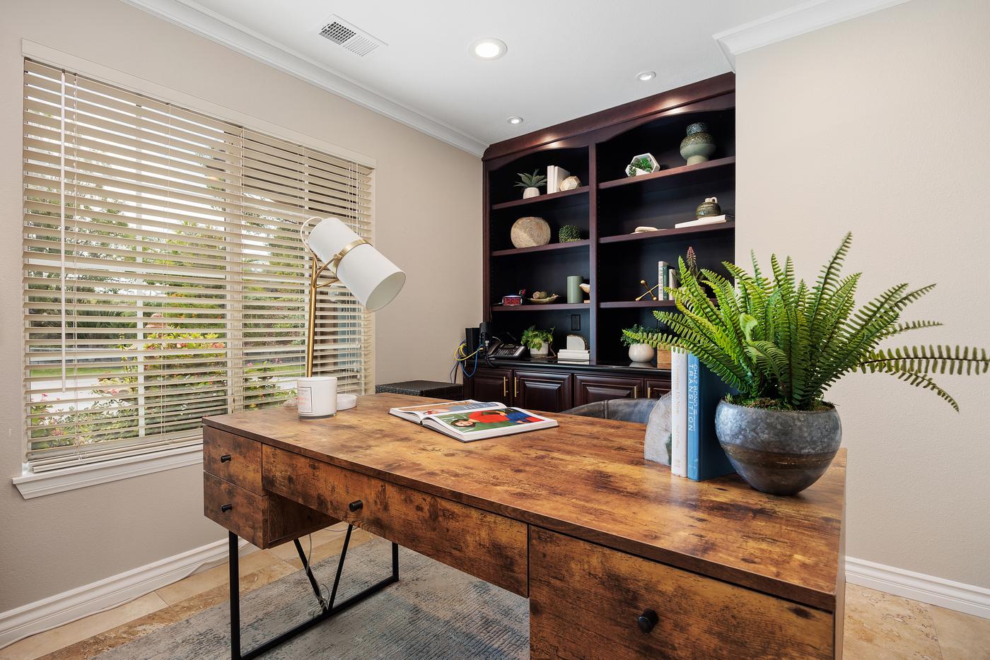 Furnished office space staged by Signature Staging