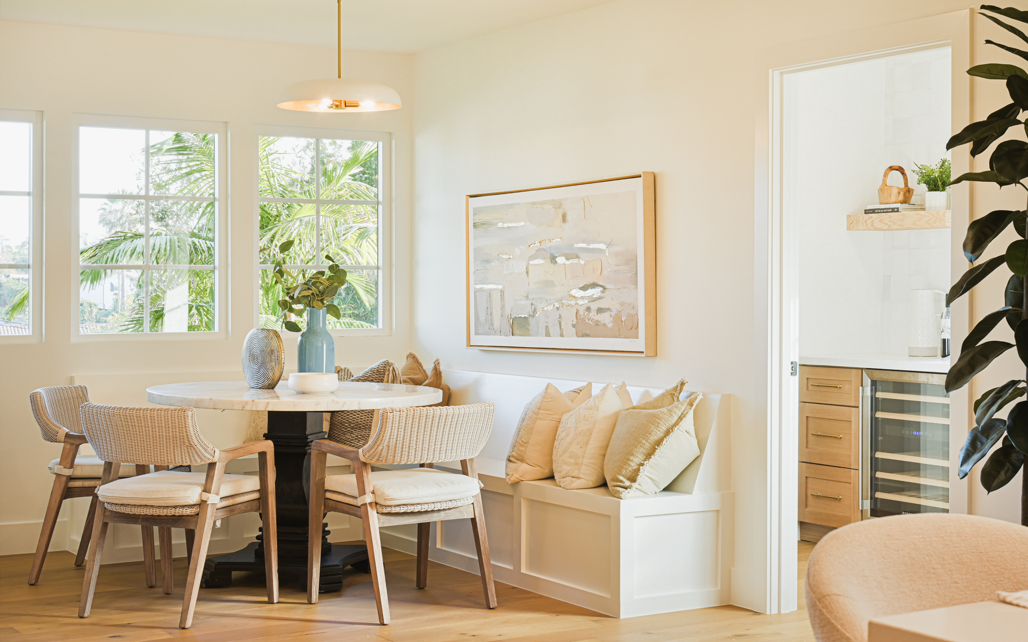 Representative staged dining room by Signature Staging